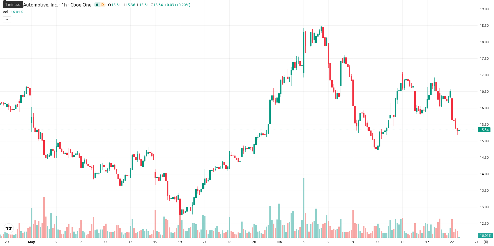 Rivian Automotive asset chart
