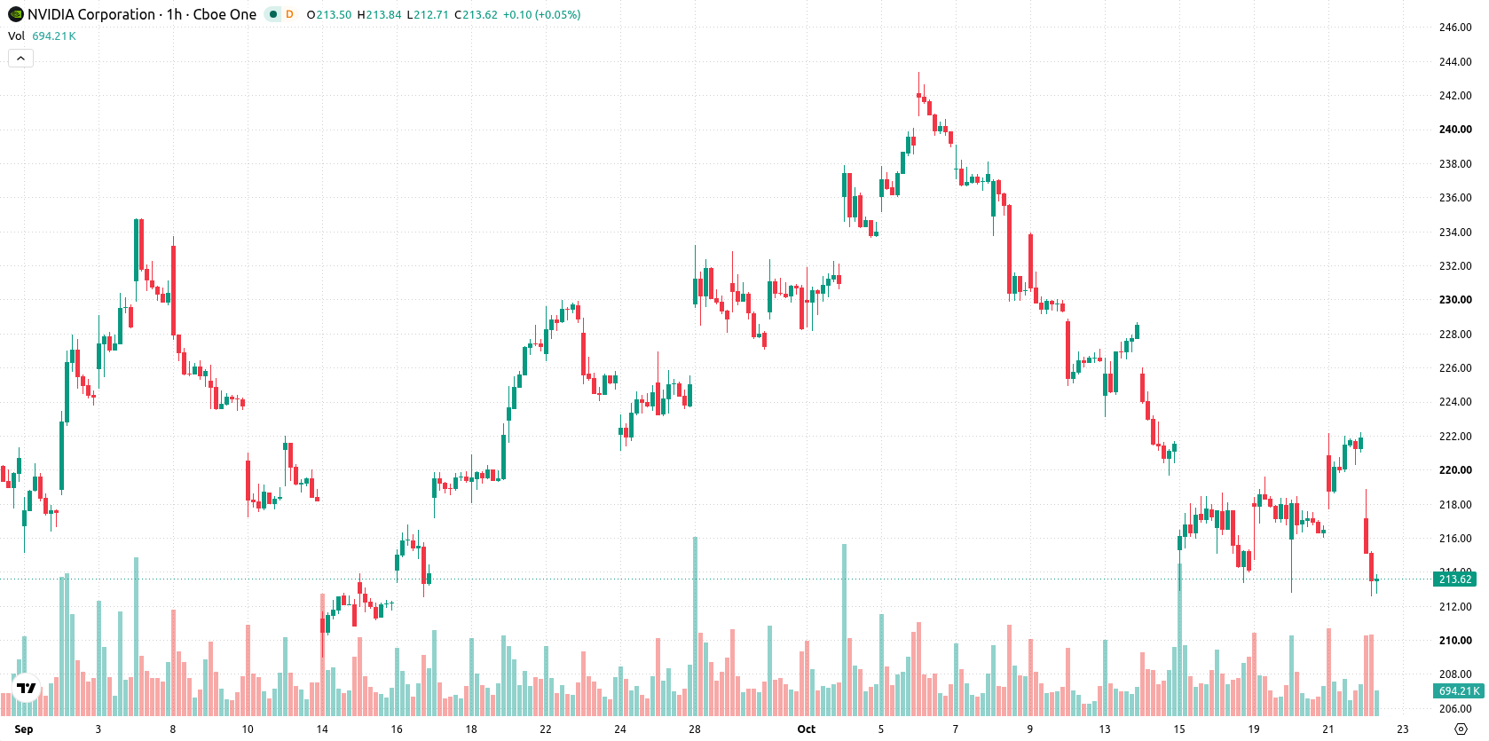 Nvidia Corp asset chart