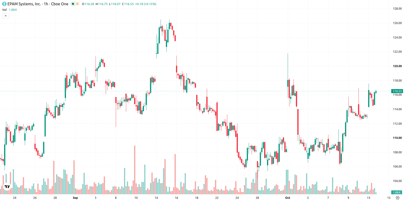 EPAM Systems asset chart