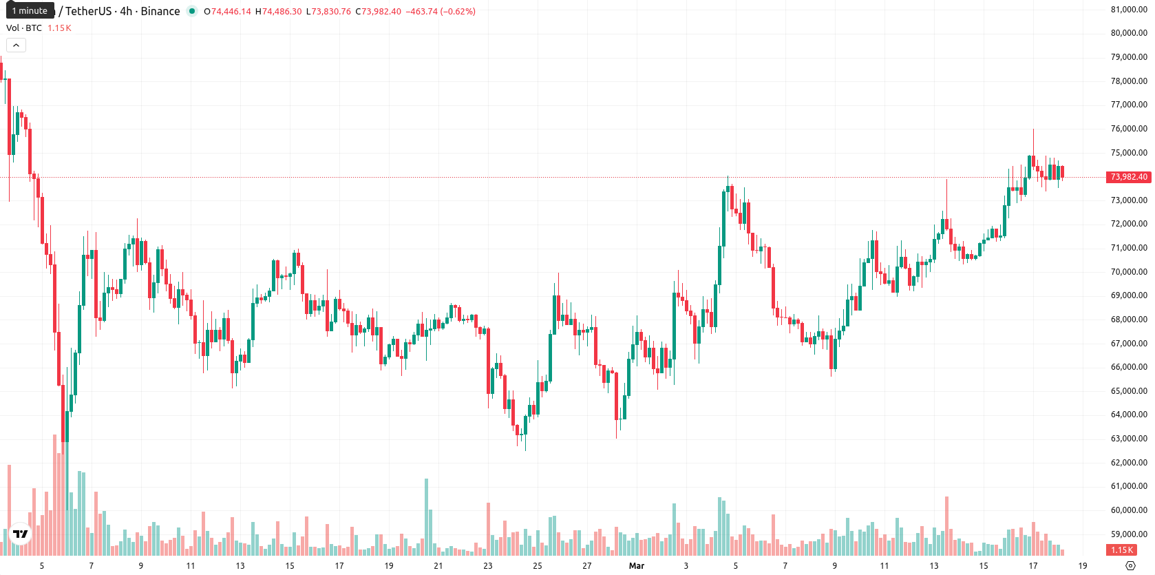 Bitcoin asset chart