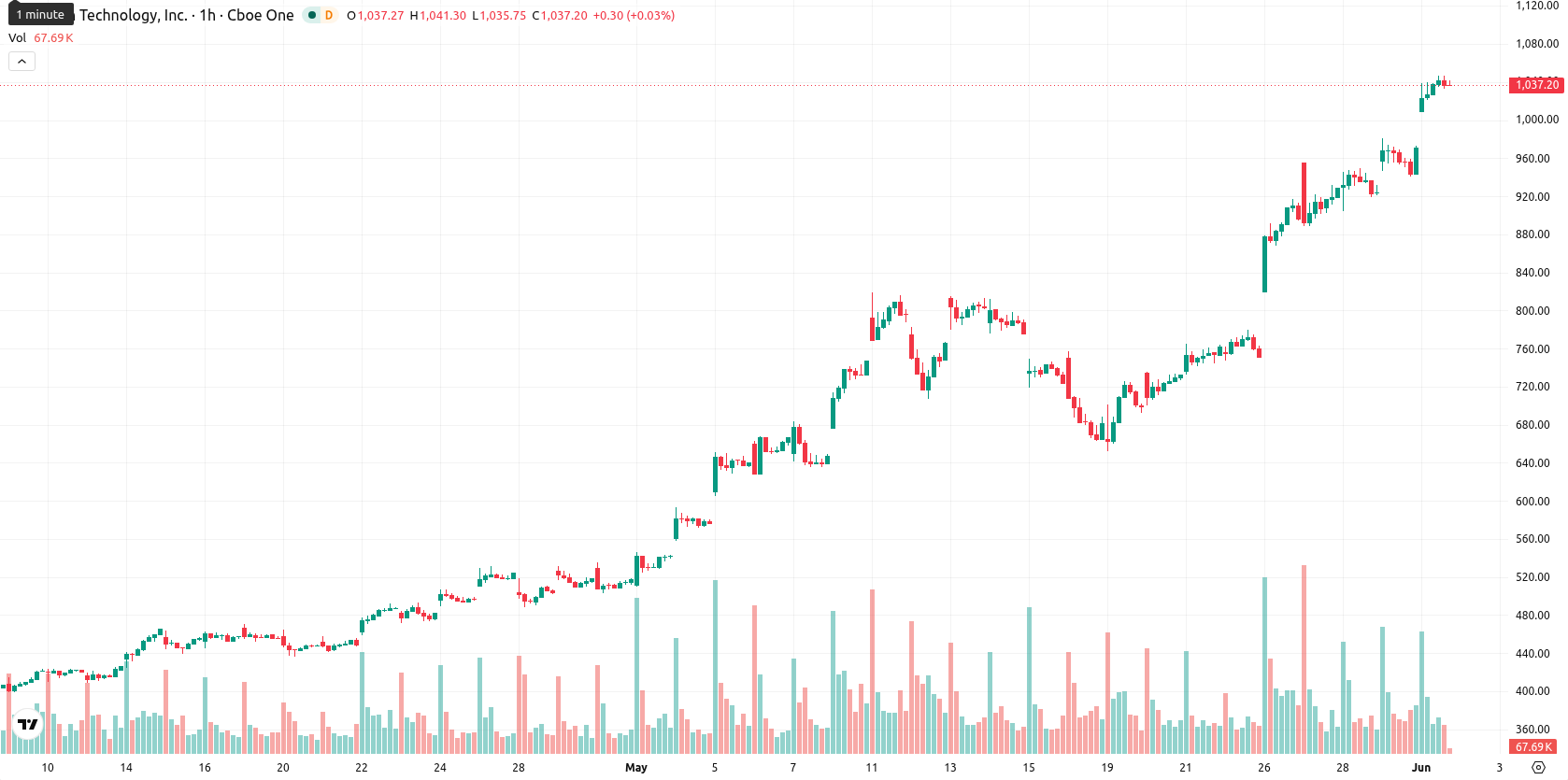 Micron Technology asset chart