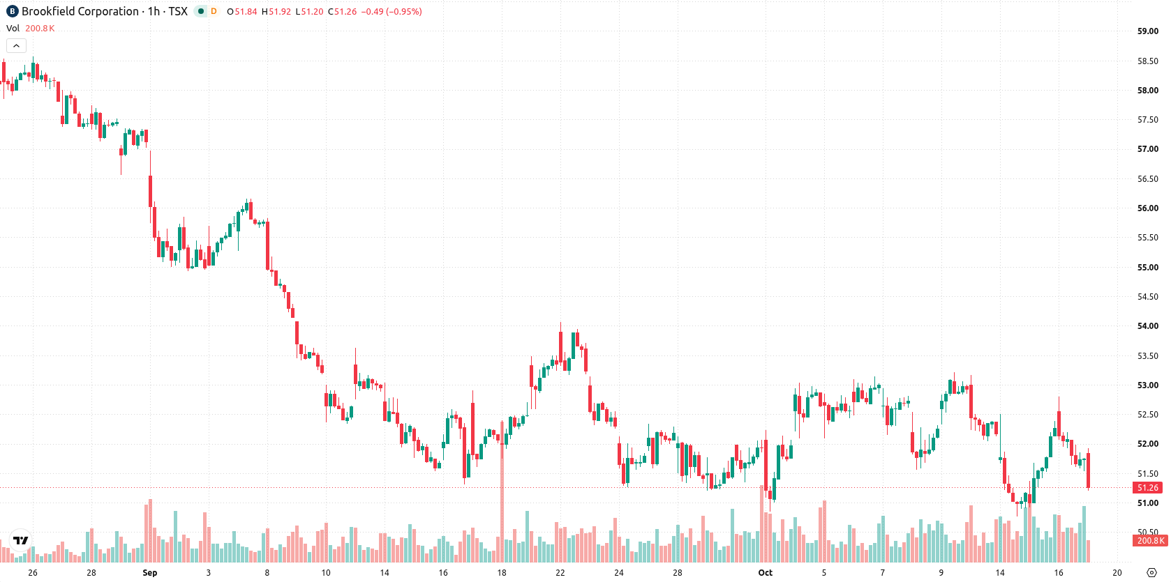 Brookfield Corporation asset chart