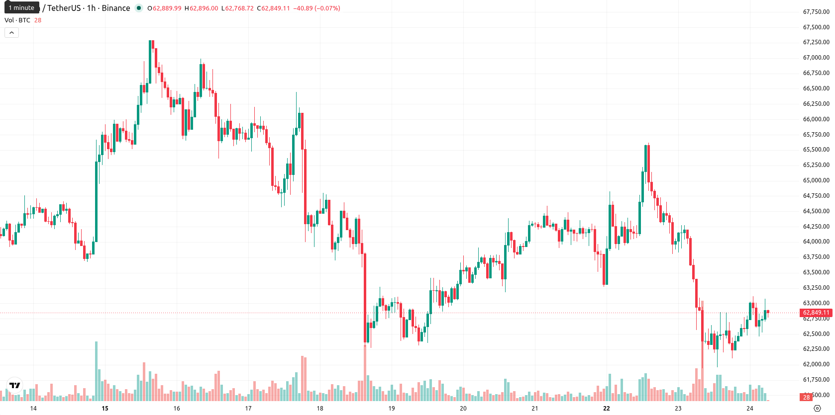 Bitcoin asset chart
