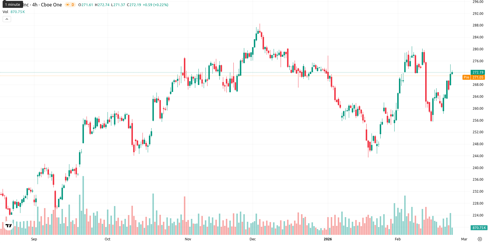 Apple Inc. asset chart