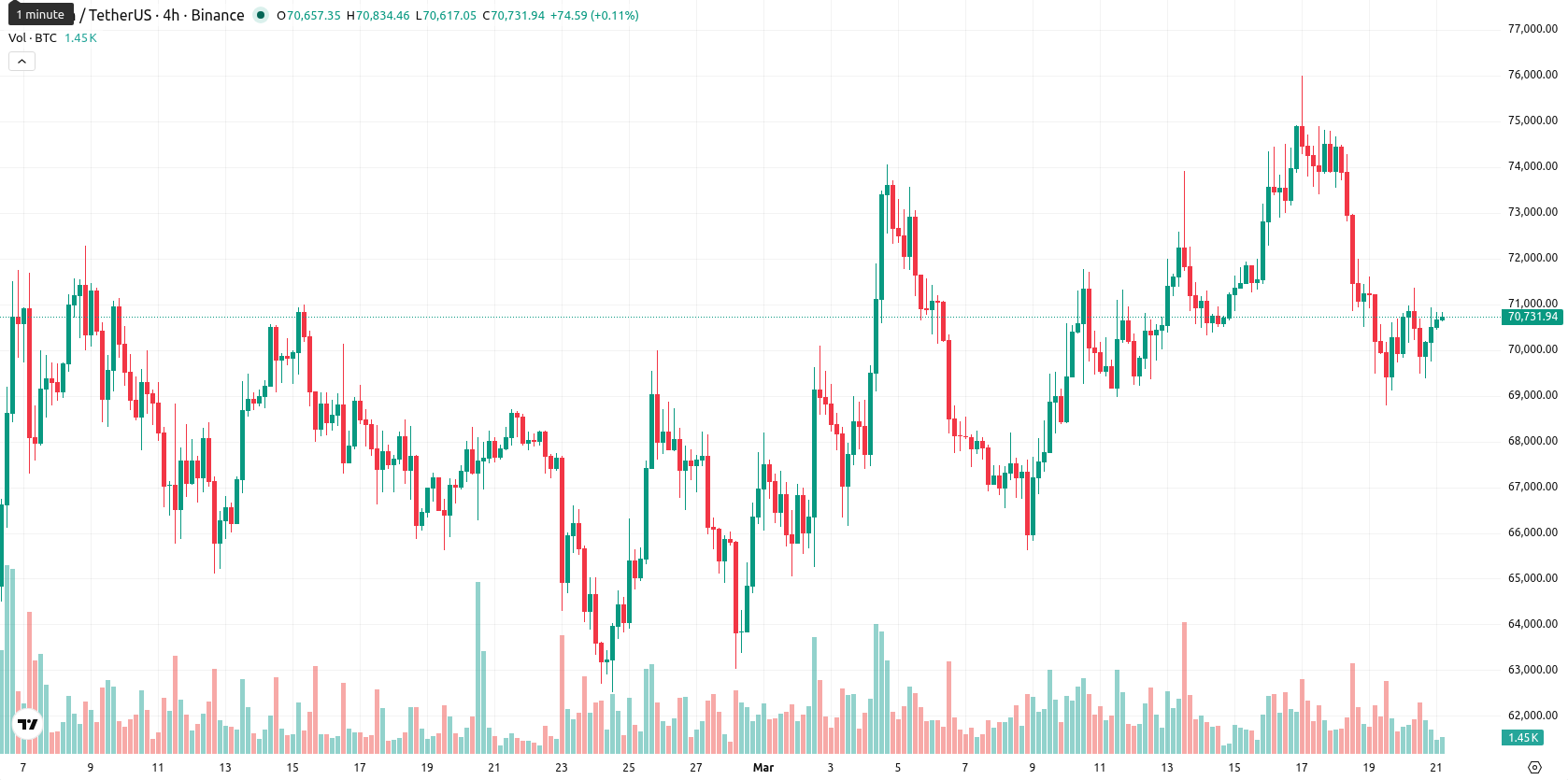 Bitcoin asset chart