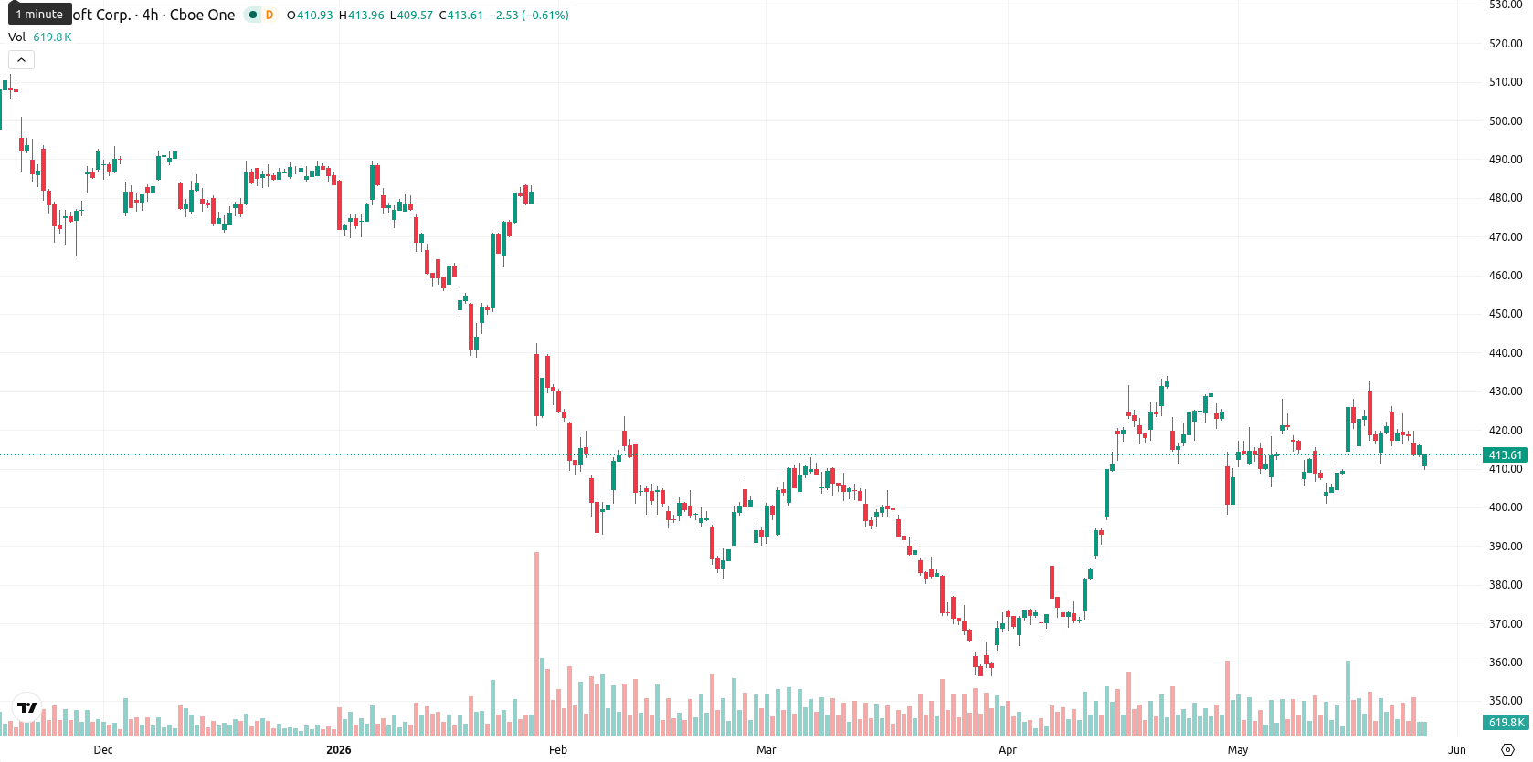 Microsoft Corp asset chart