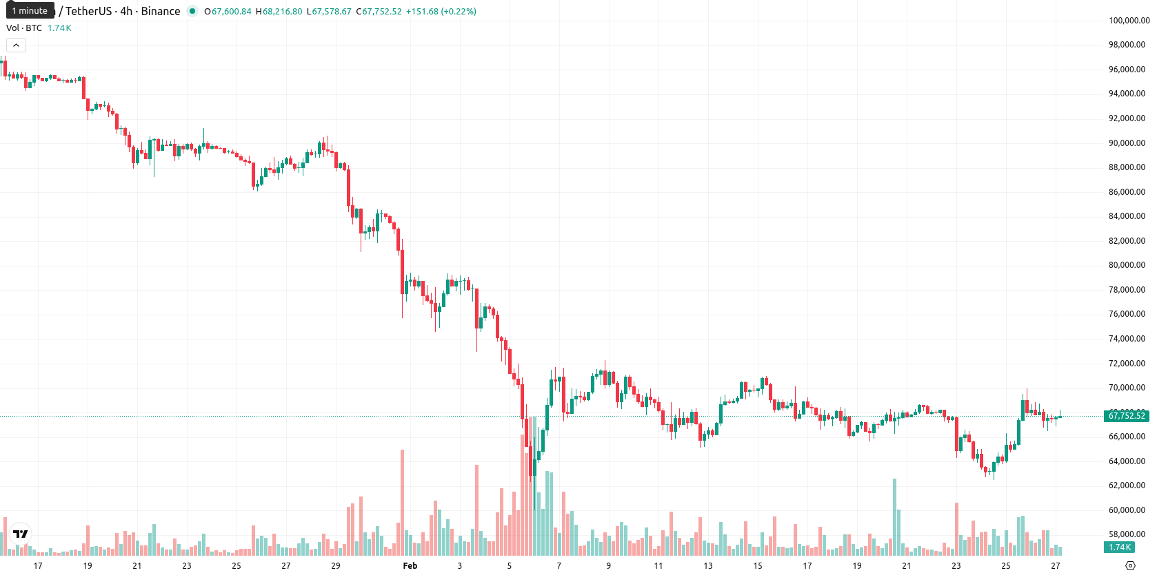 Bitcoin asset chart