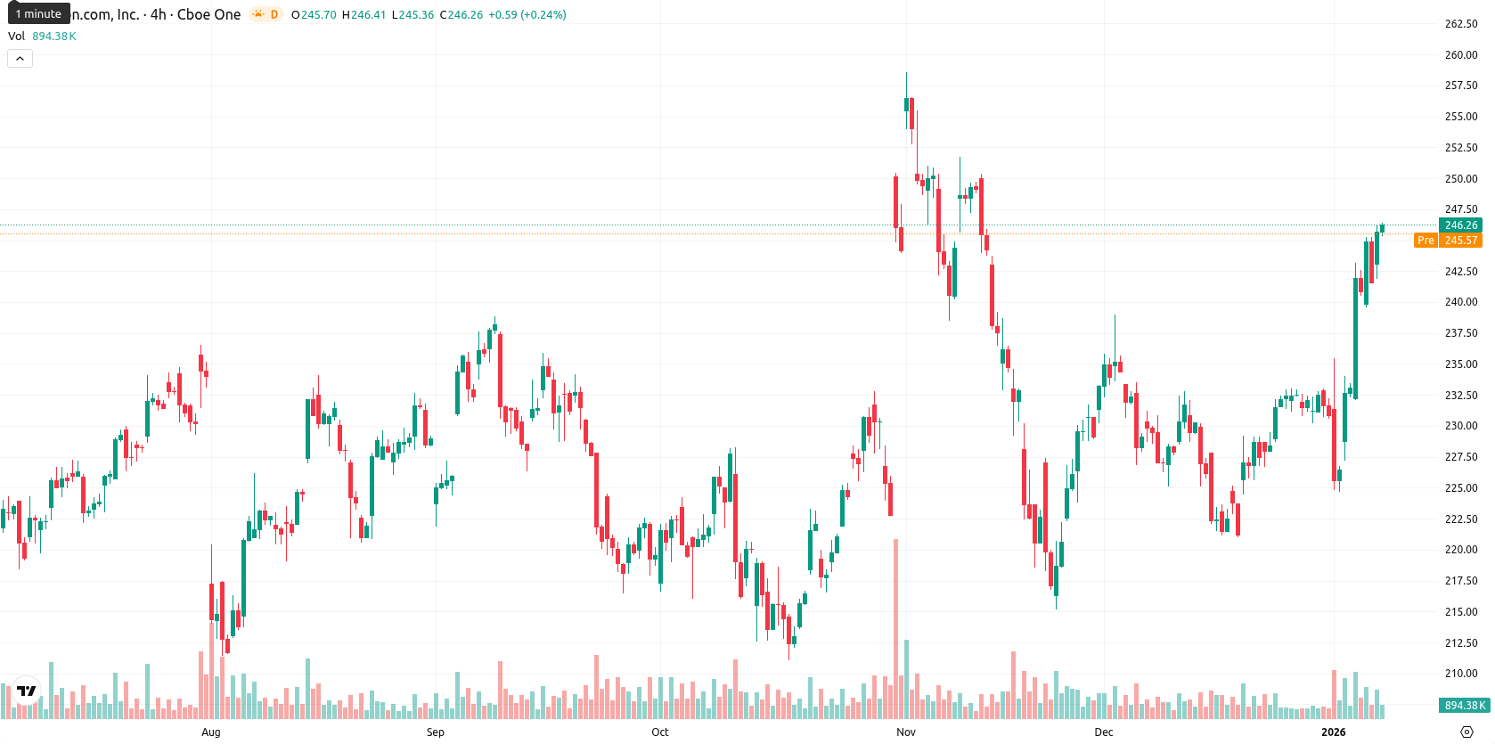 Amazon.com Inc asset chart