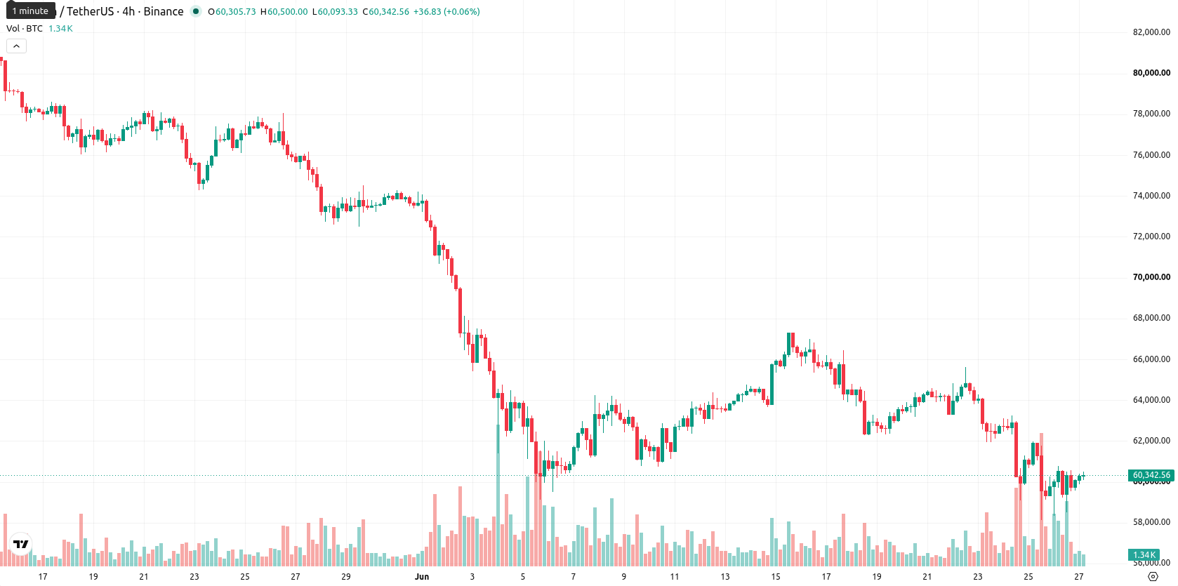 Bitcoin asset chart