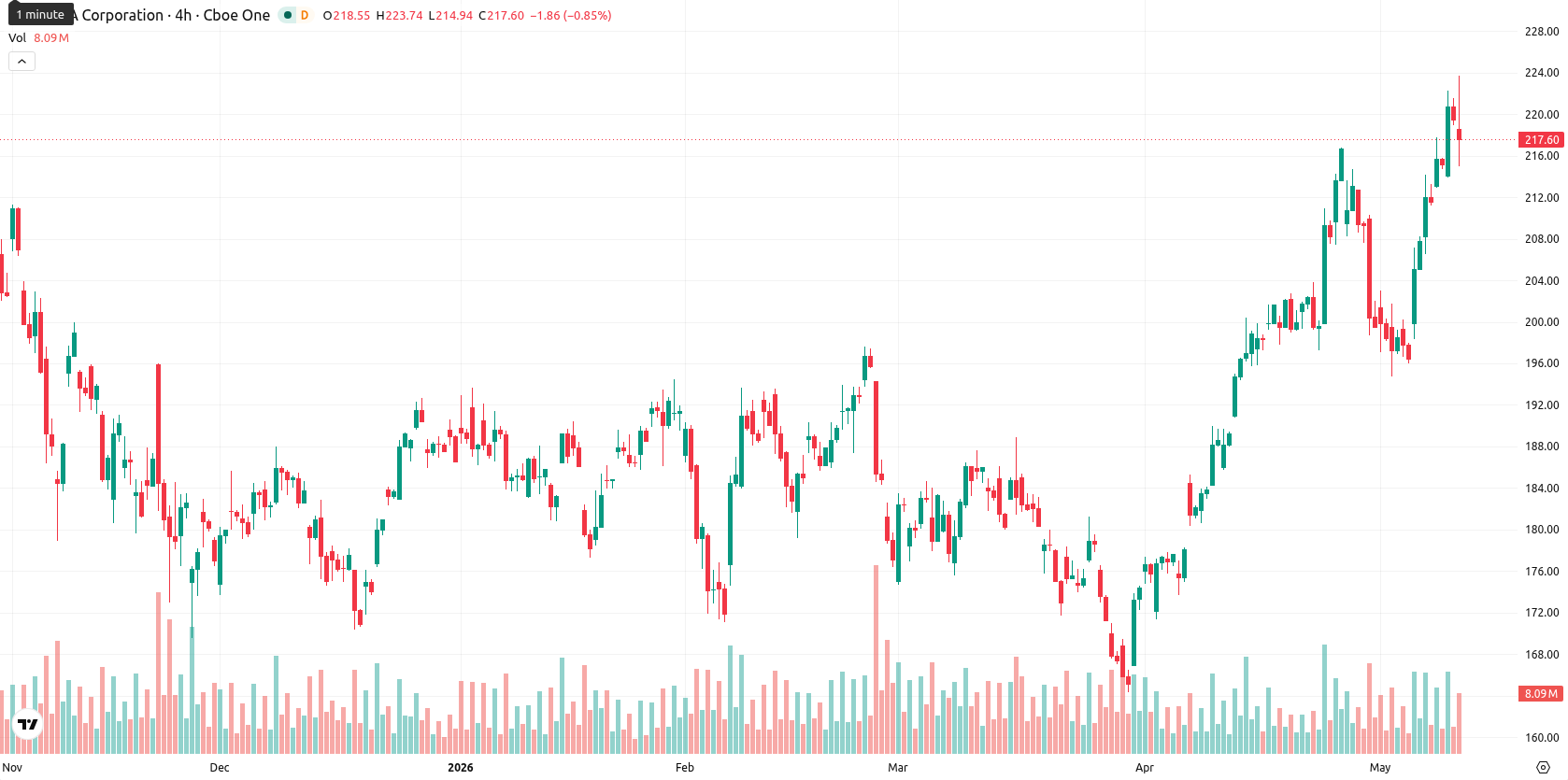 Nvidia Corp asset chart