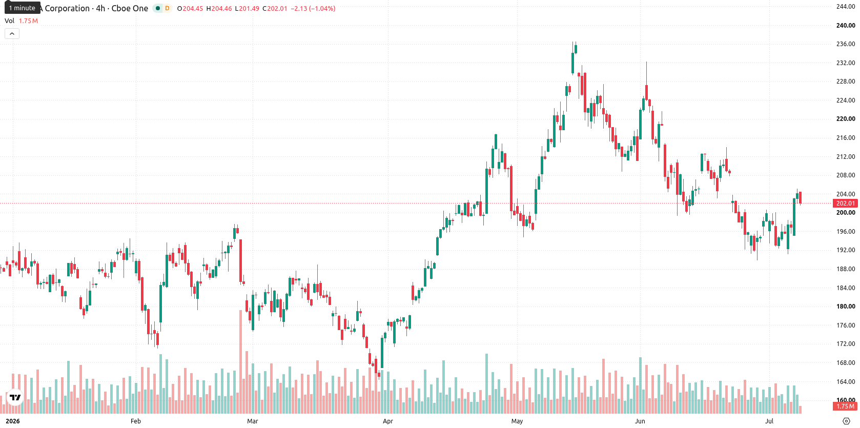 Nvidia Corp asset chart