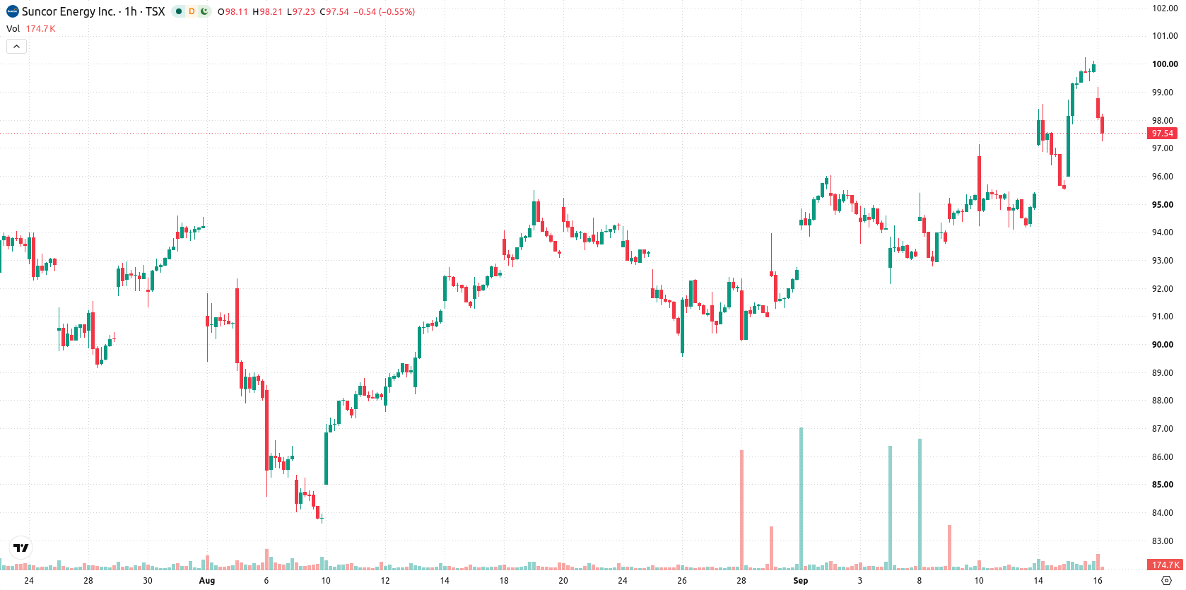 Suncor Energy Inc. asset chart