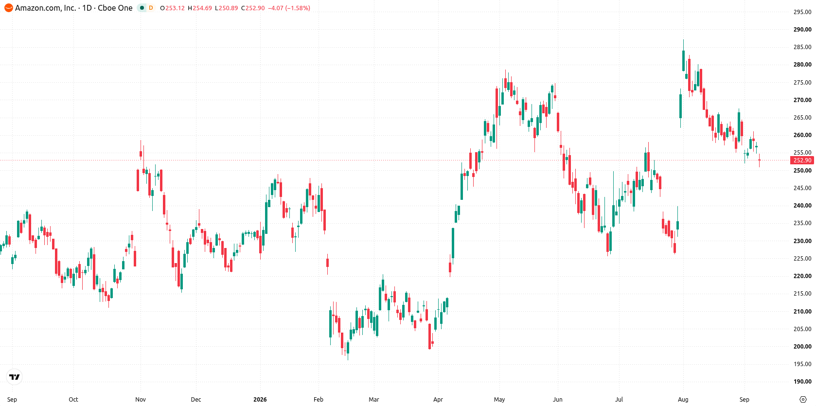 Amazon.com Inc asset chart
