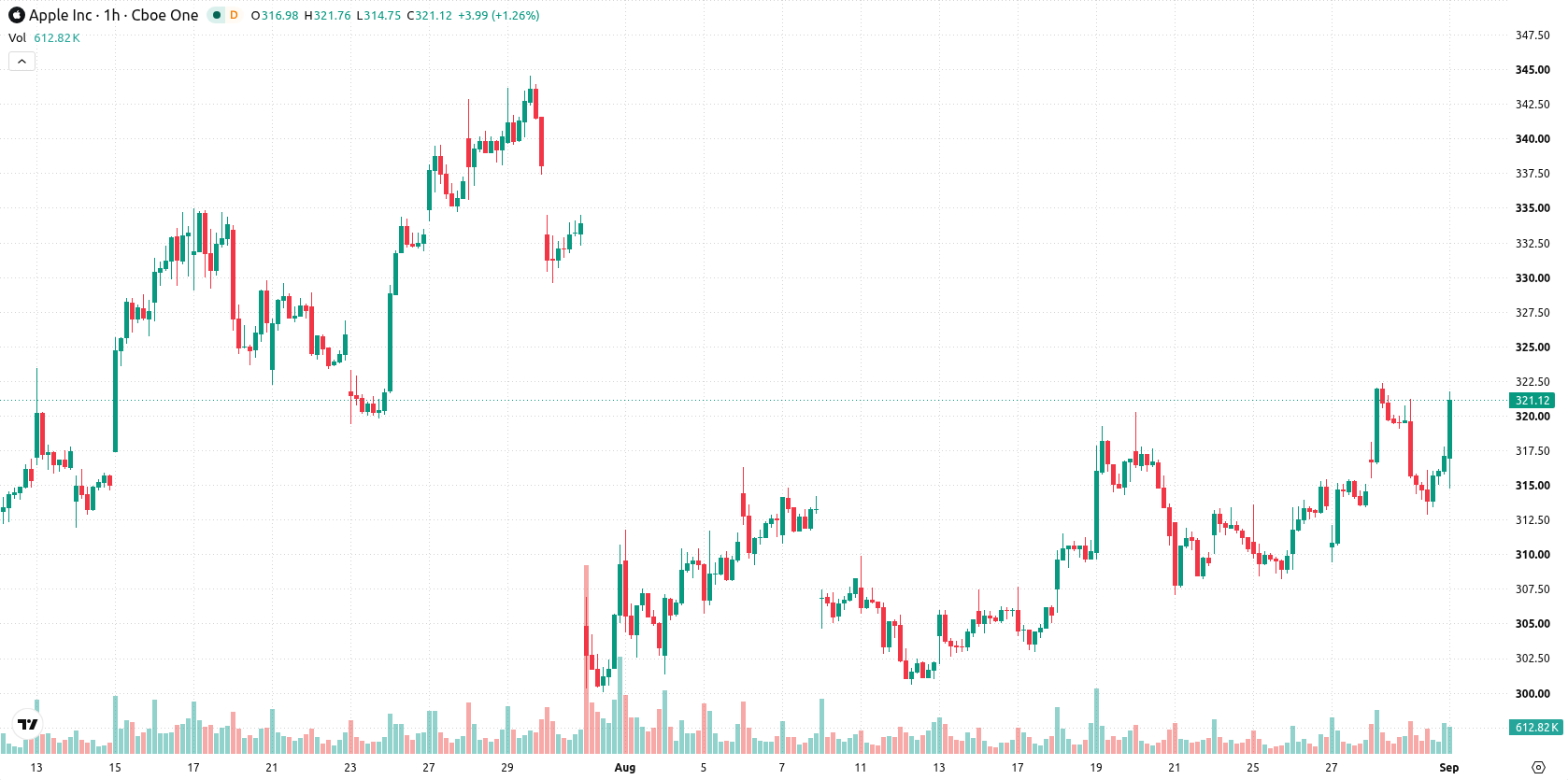Apple Inc. asset chart