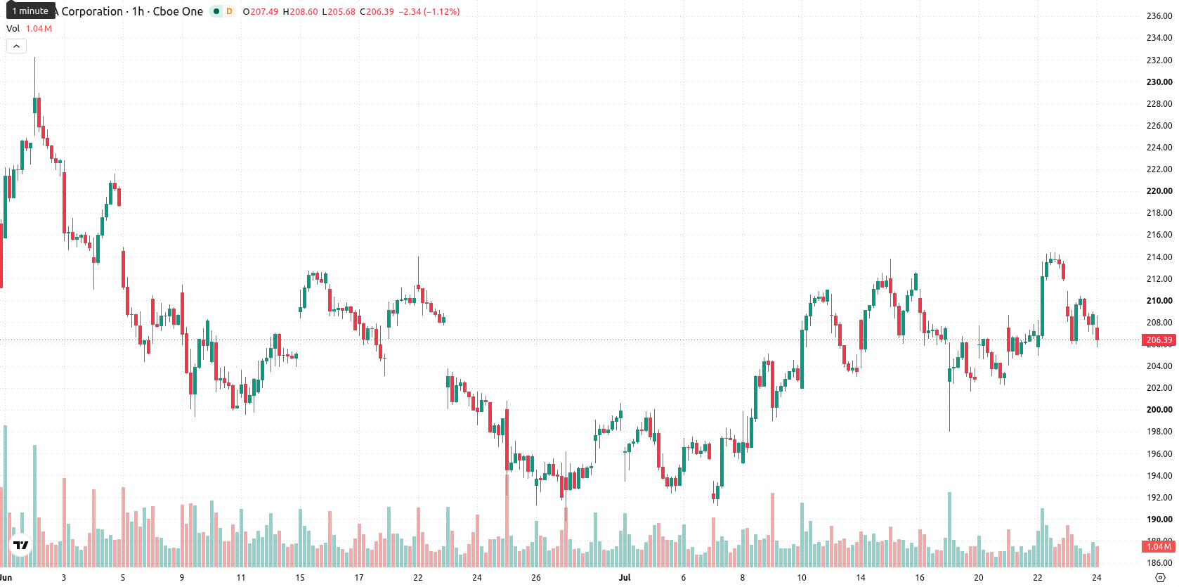 Nvidia Corp asset chart