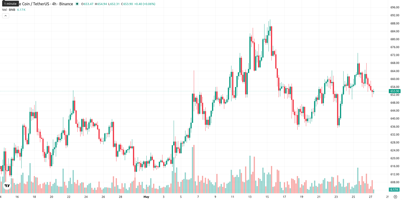 Binance Coin asset chart