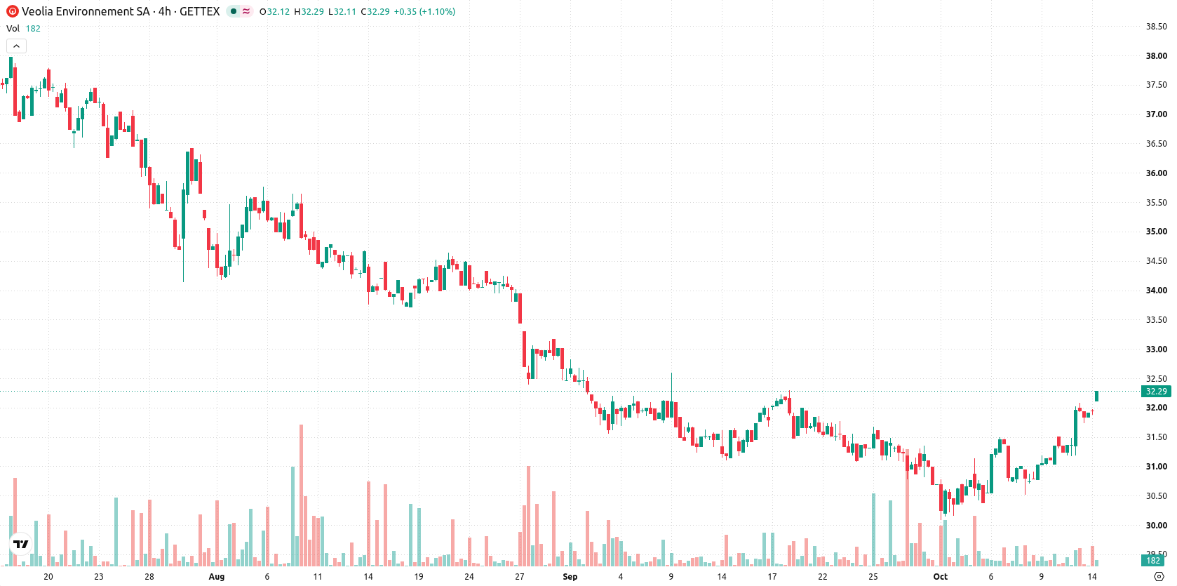 Veolia Environnement SA asset chart