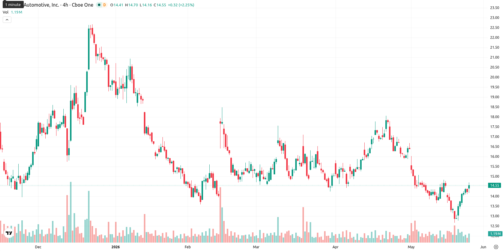 Rivian Automotive asset chart
