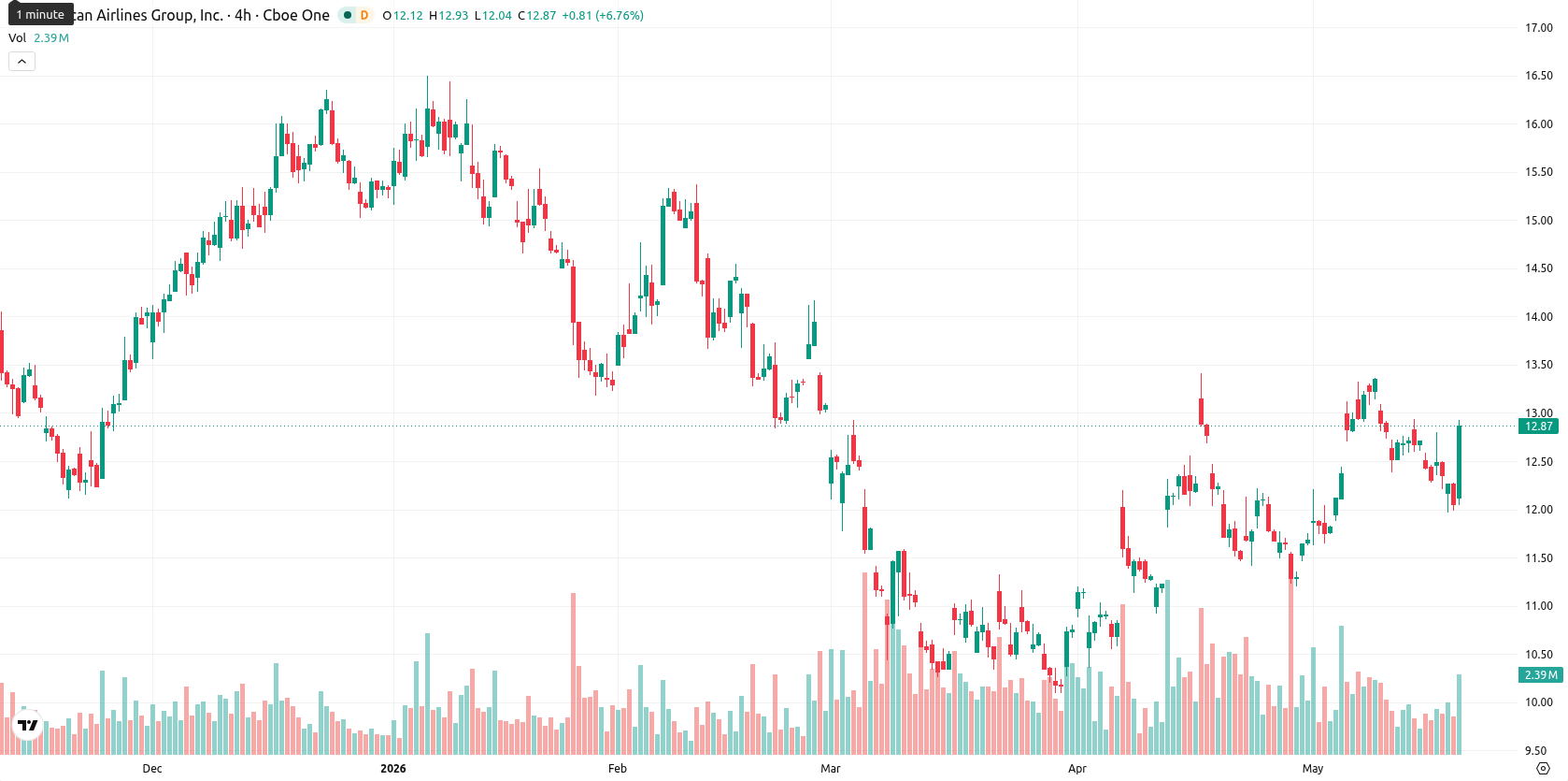 American Airlines Group Inc. asset chart