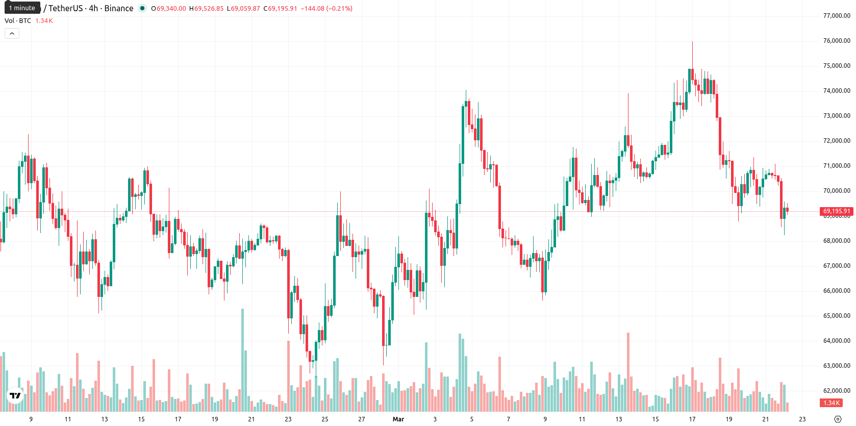 Bitcoin asset chart