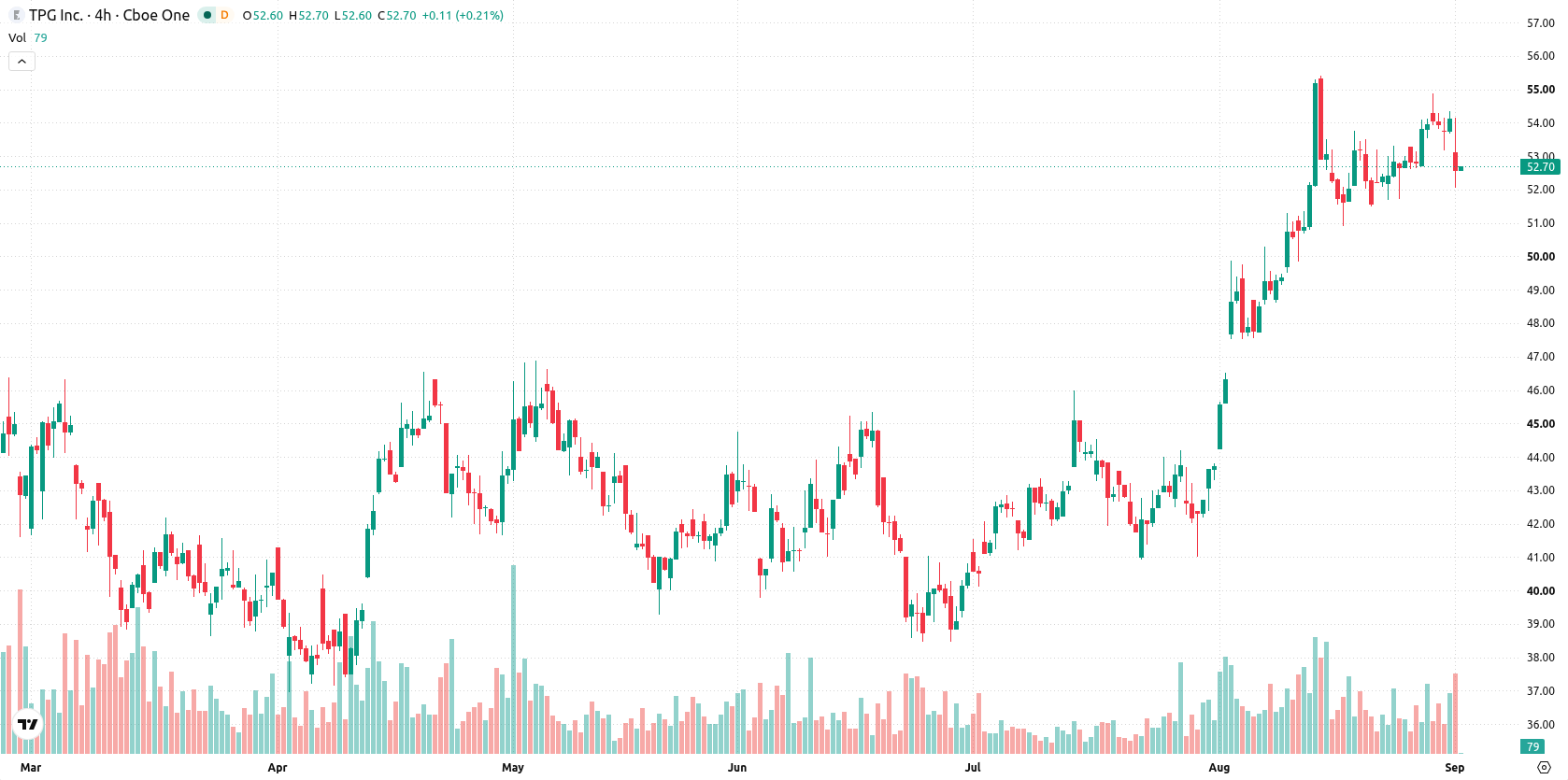 TPG Inc asset chart