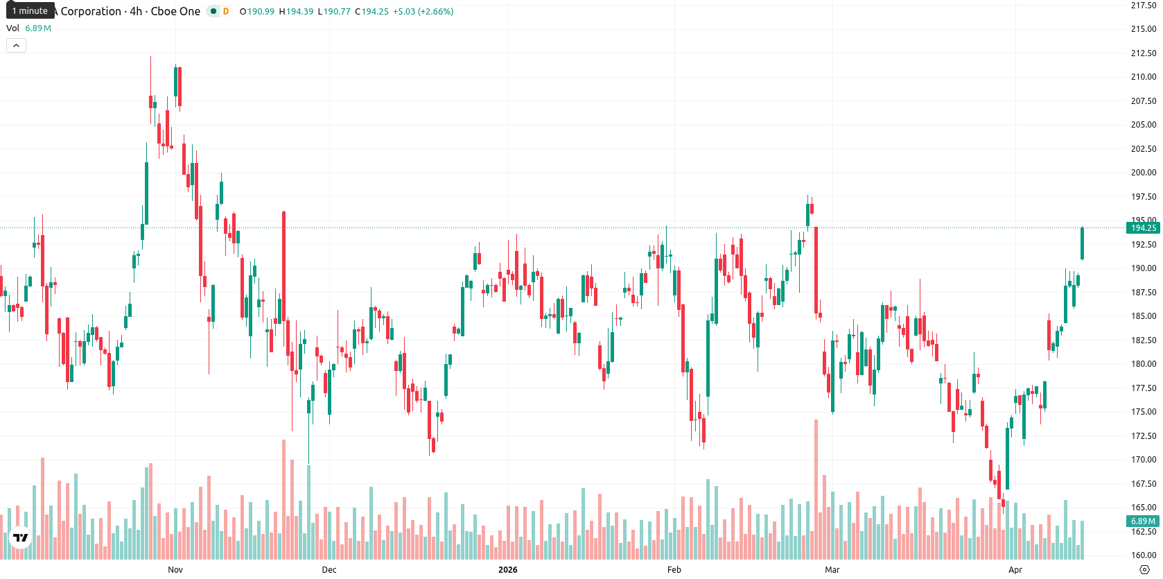 Nvidia Corp asset chart