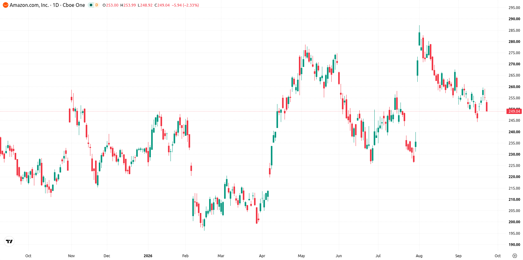 Amazon.com Inc asset chart