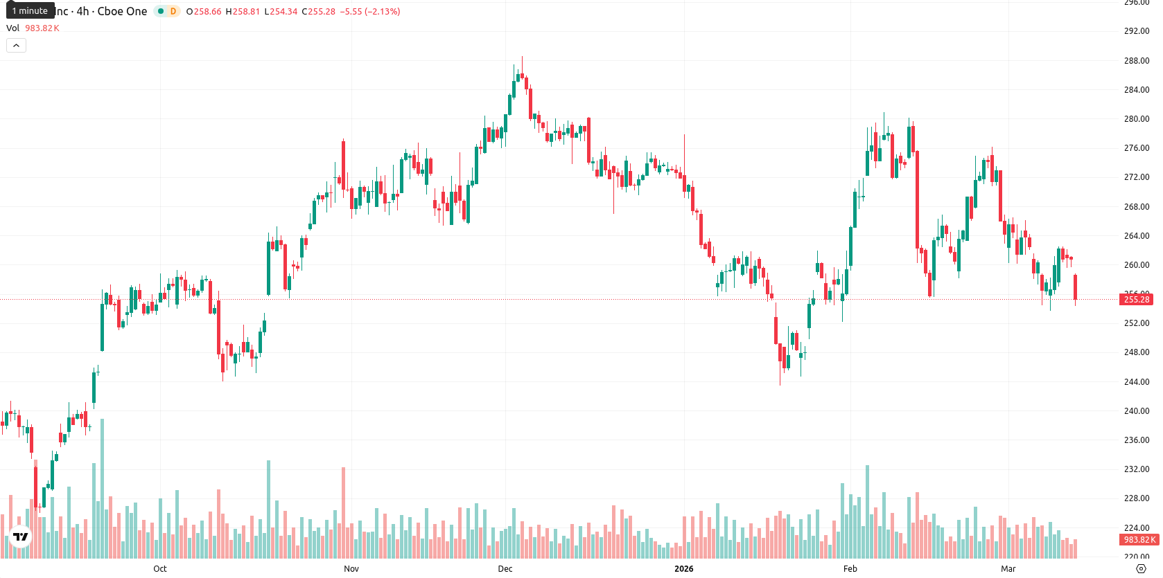 Apple Inc. asset chart