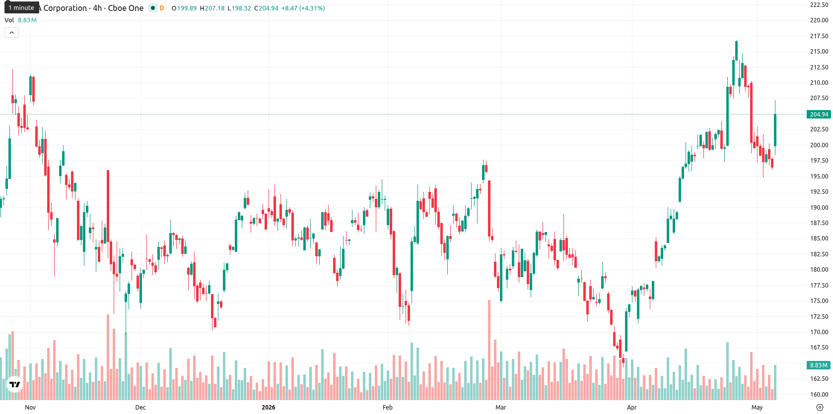 Nvidia Corp asset chart