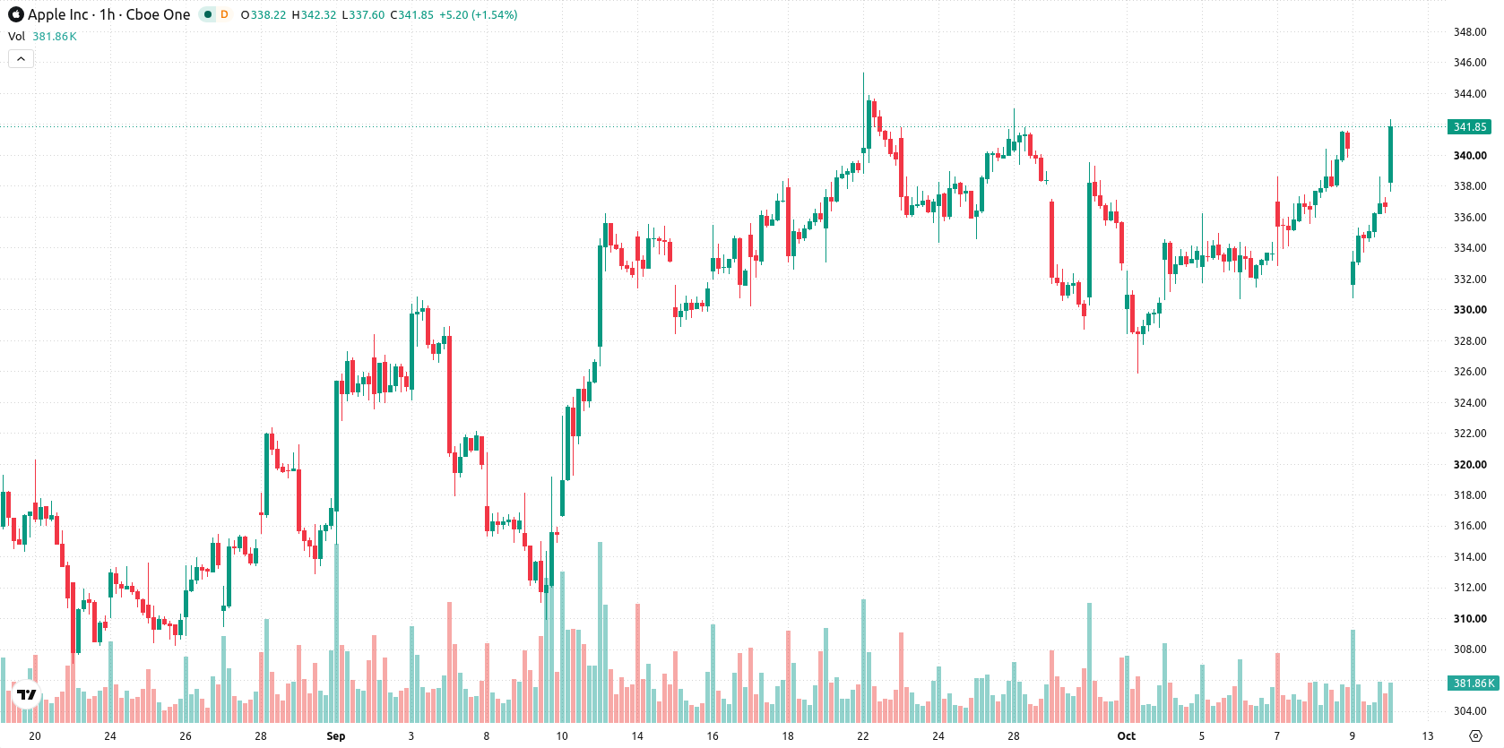 Apple Inc. asset chart