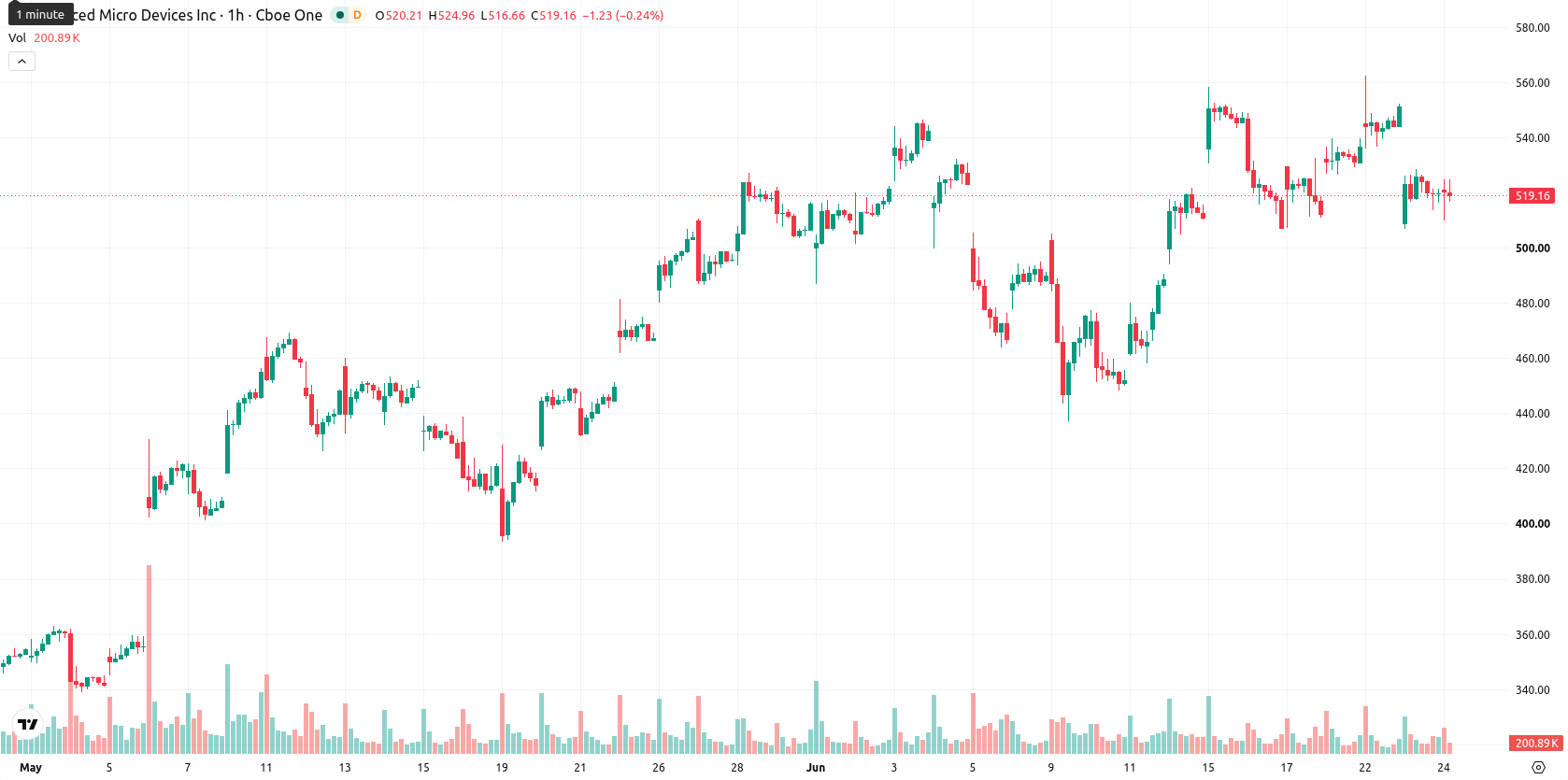 Advanced Micro Devices asset chart