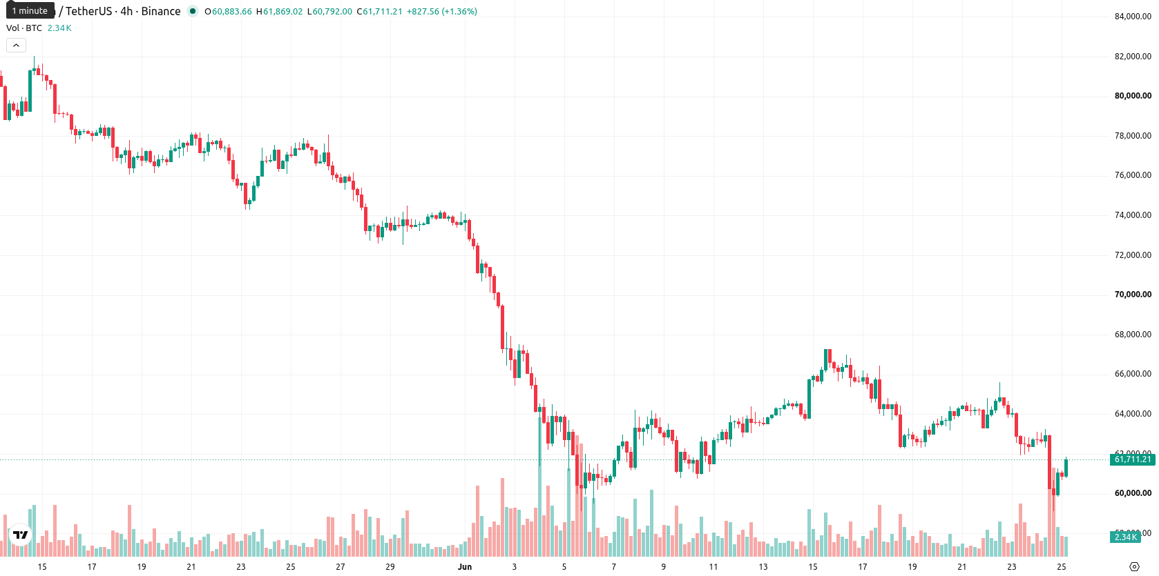Bitcoin asset chart