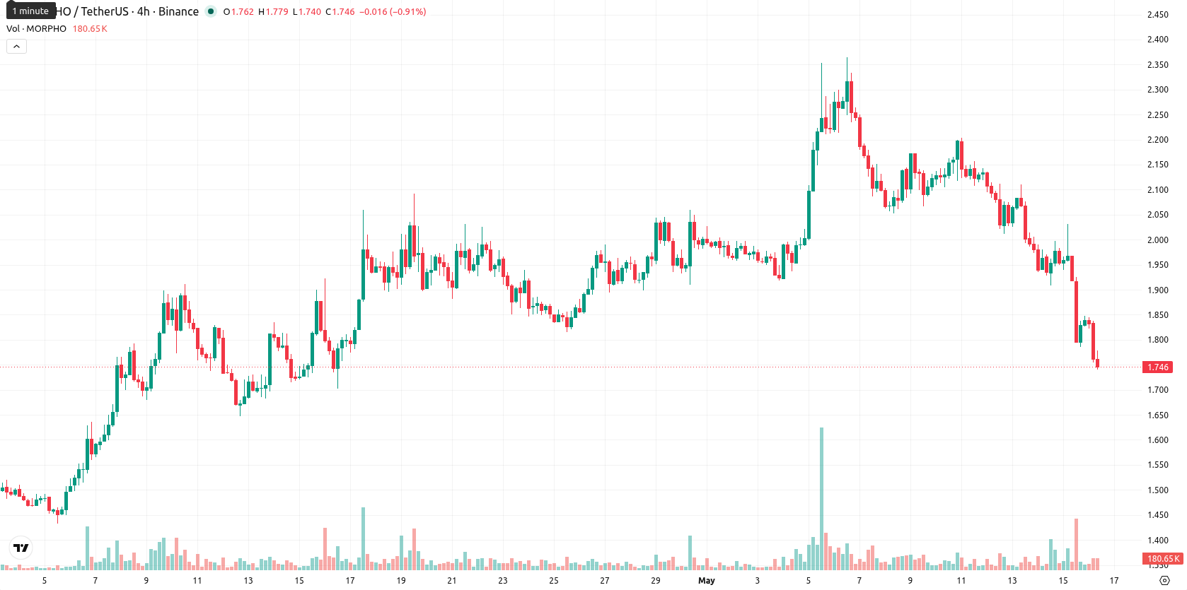Morpho asset chart