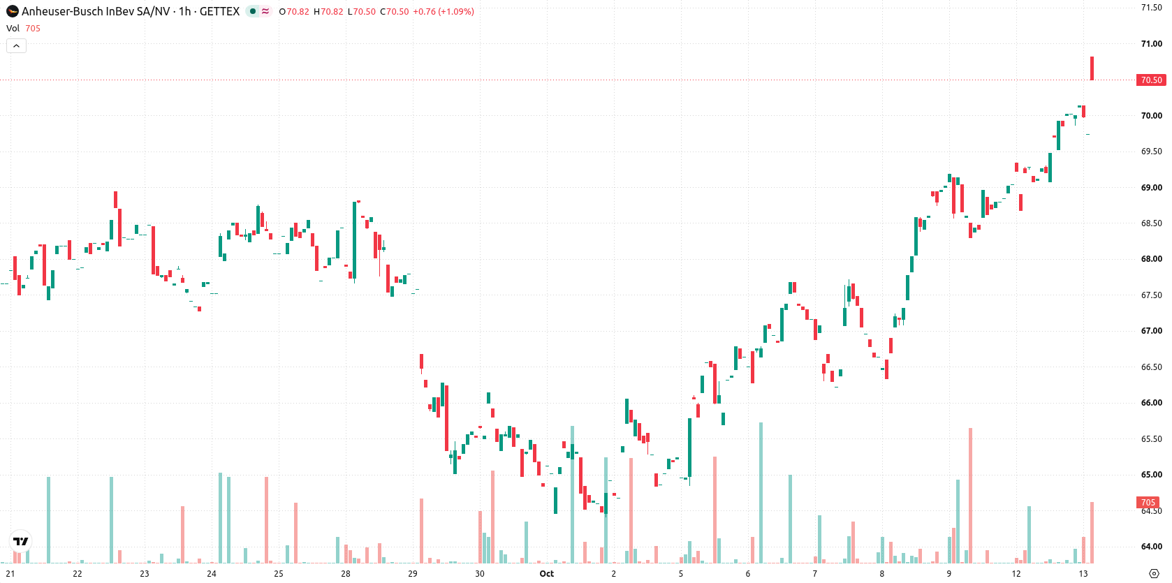 Anheuser-Busch InBev SA/NV asset chart