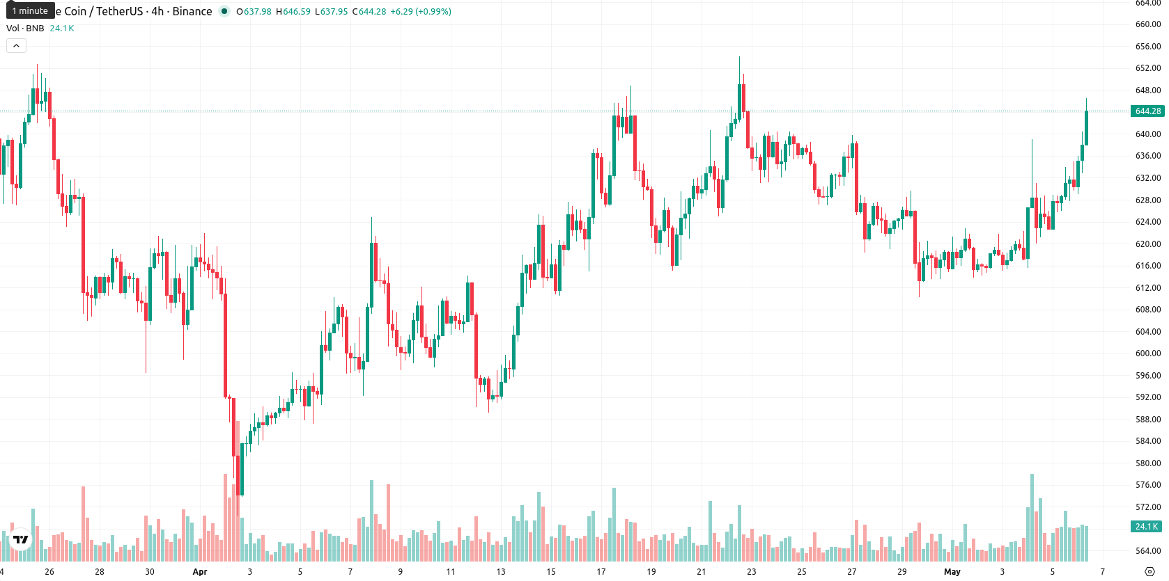 Binance Coin asset chart