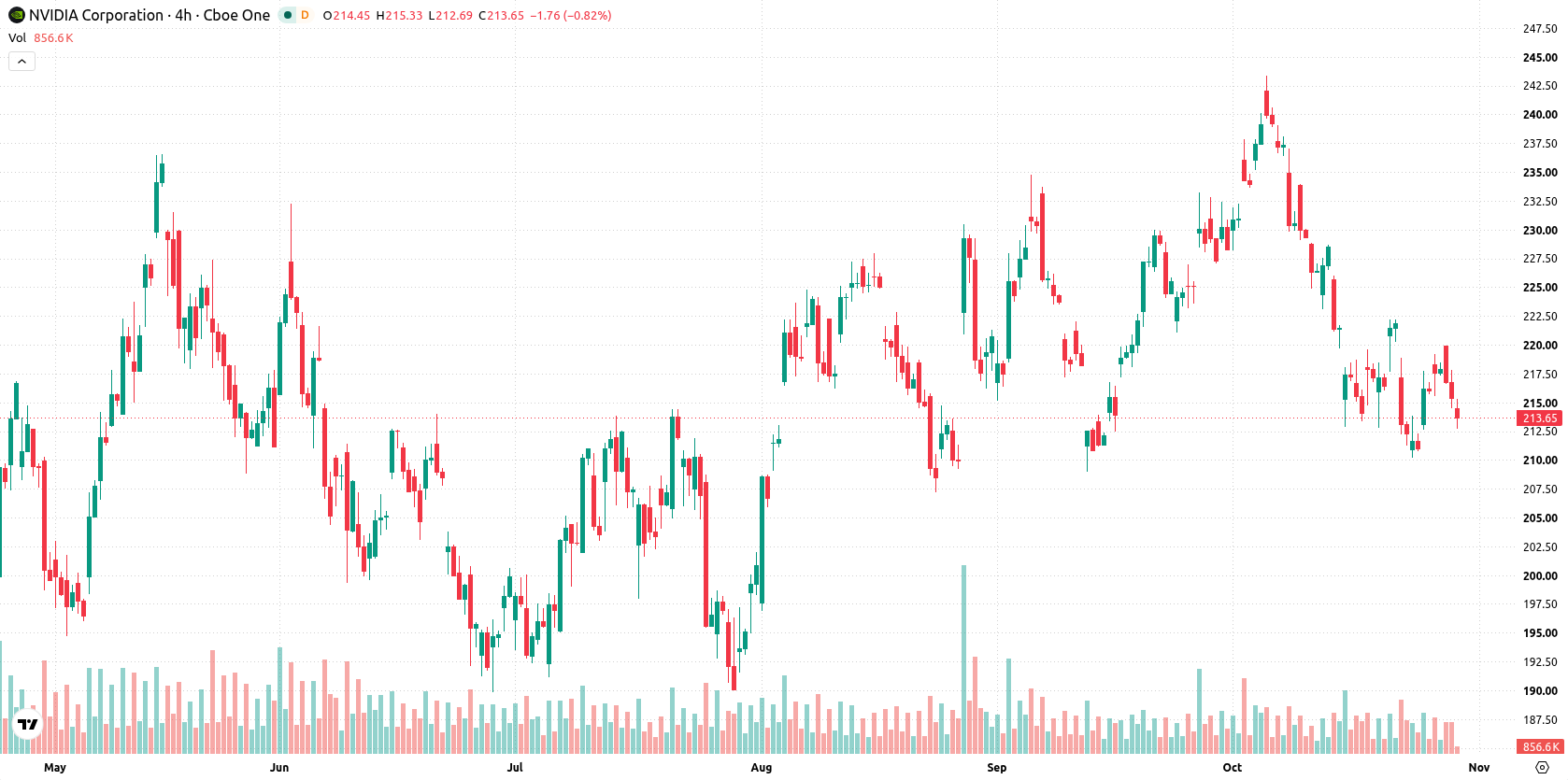 Nvidia Corp asset chart