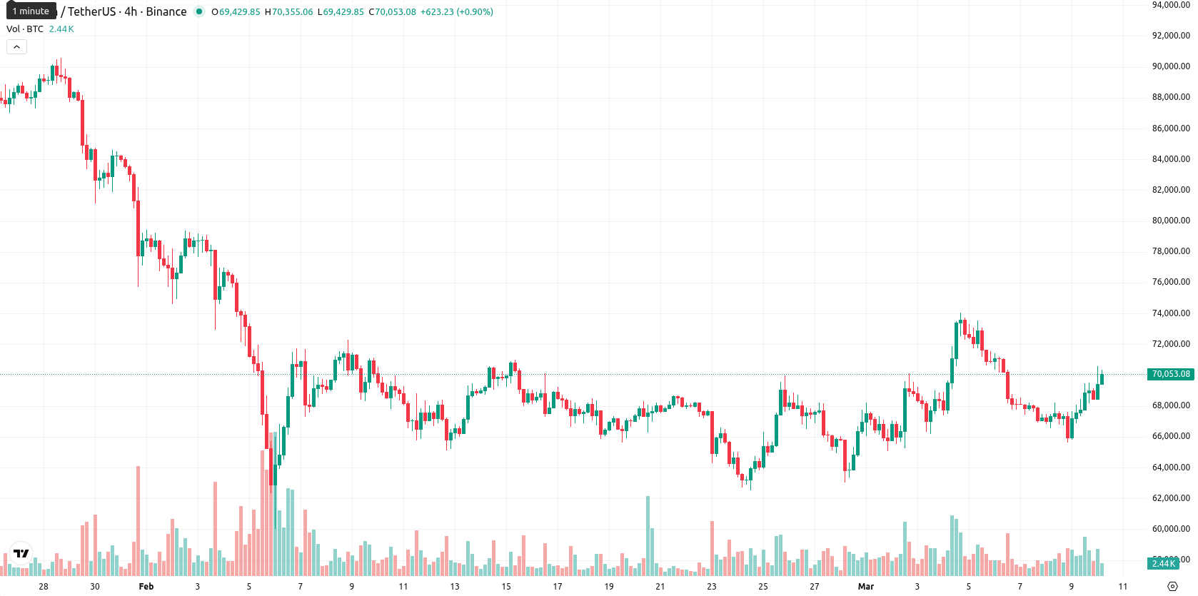 Bitcoin asset chart