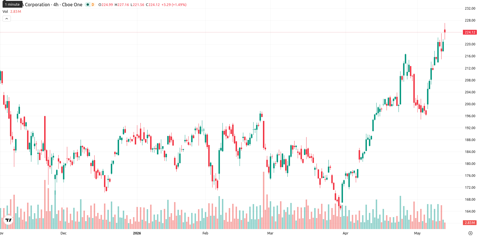 Nvidia Corp asset chart
