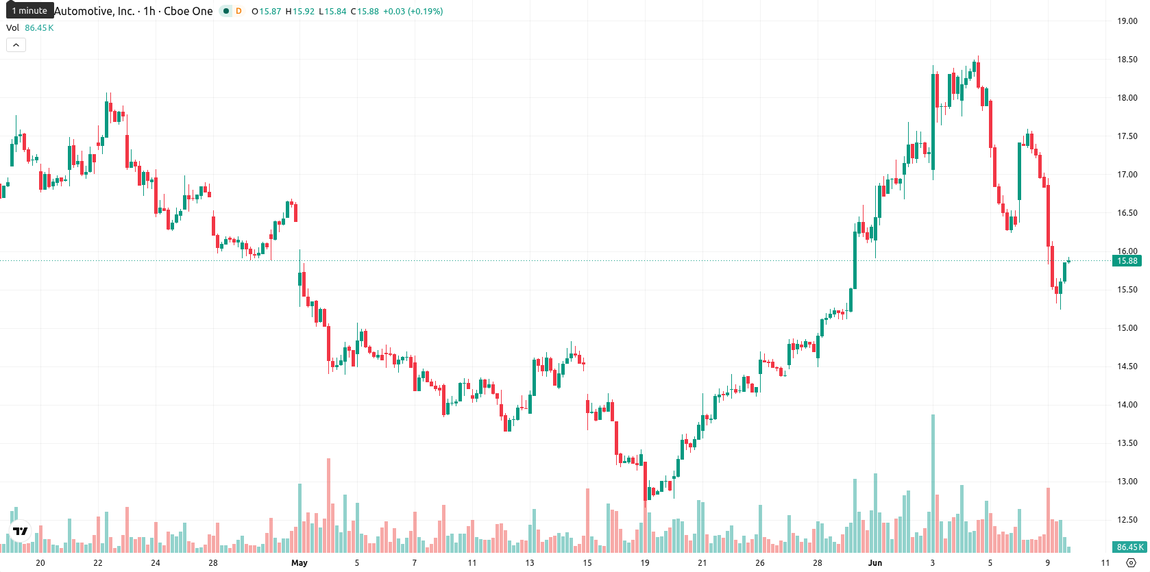 Rivian Automotive asset chart
