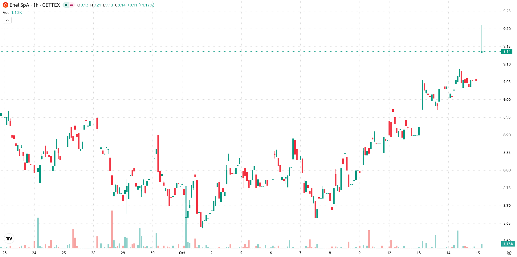 Enel asset chart