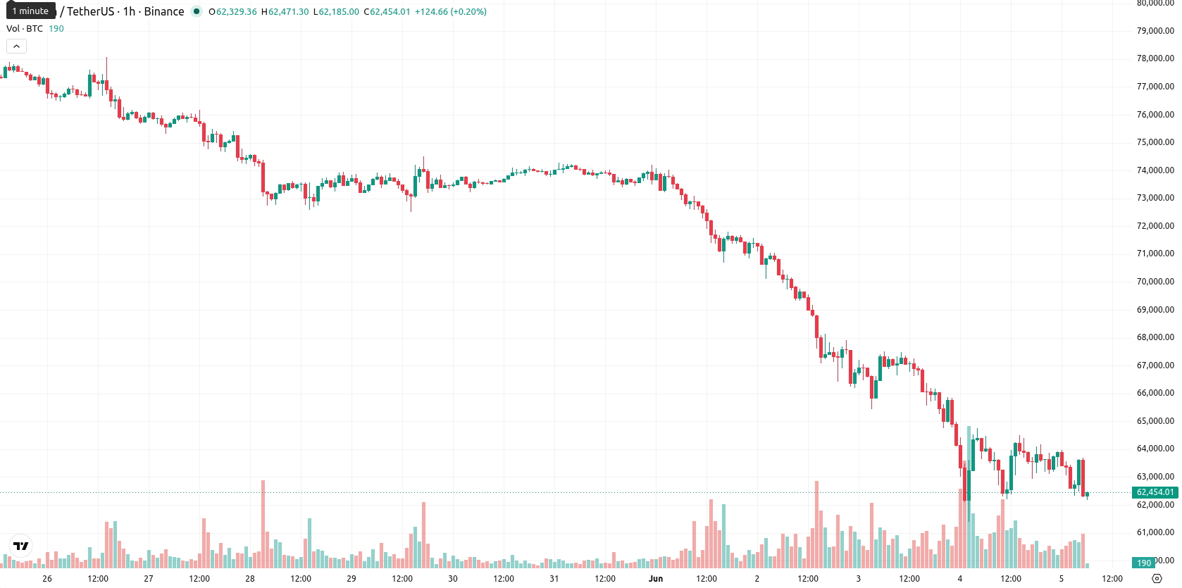 Bitcoin asset chart