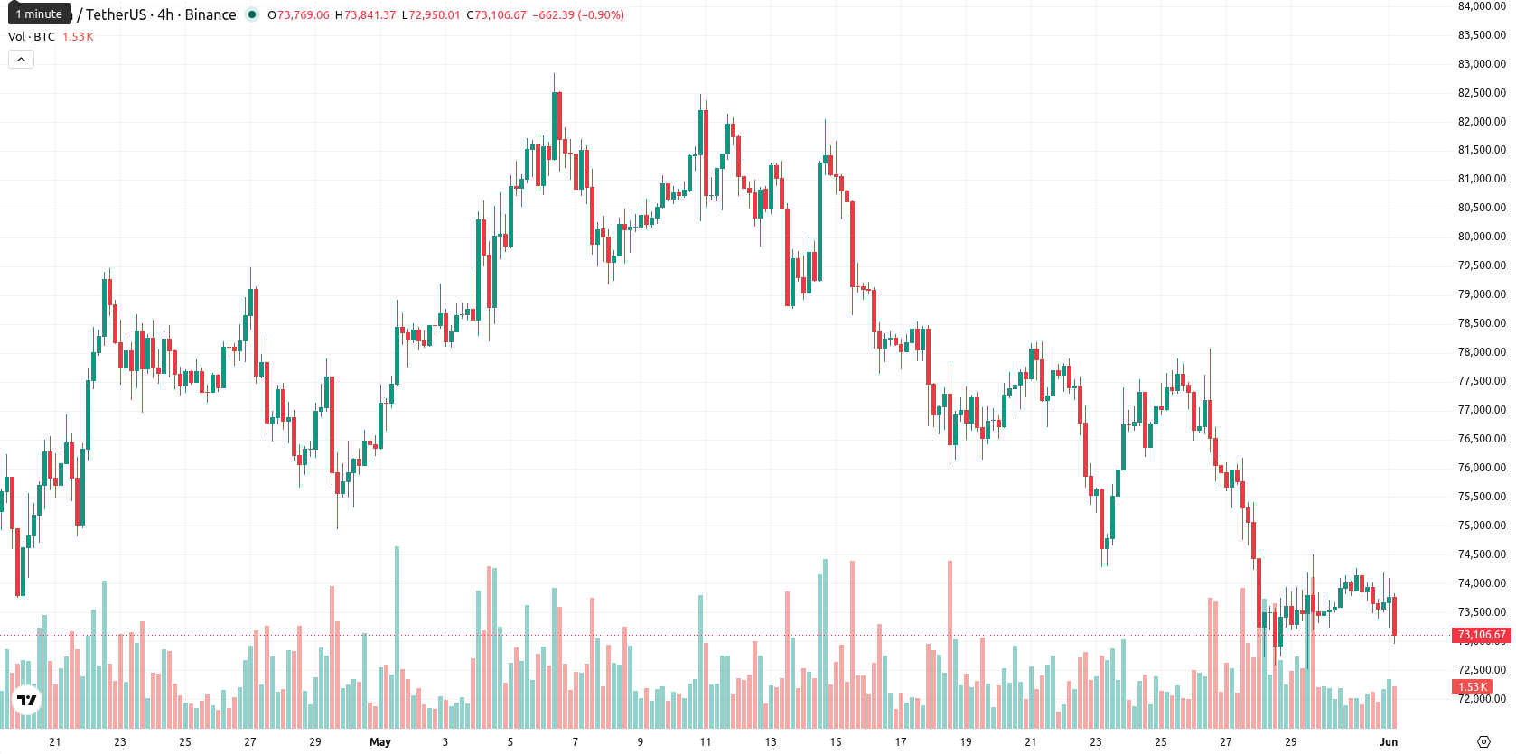 Bitcoin asset chart