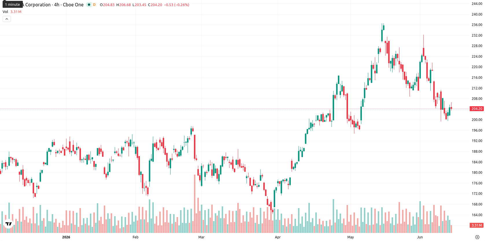 Nvidia Corp asset chart