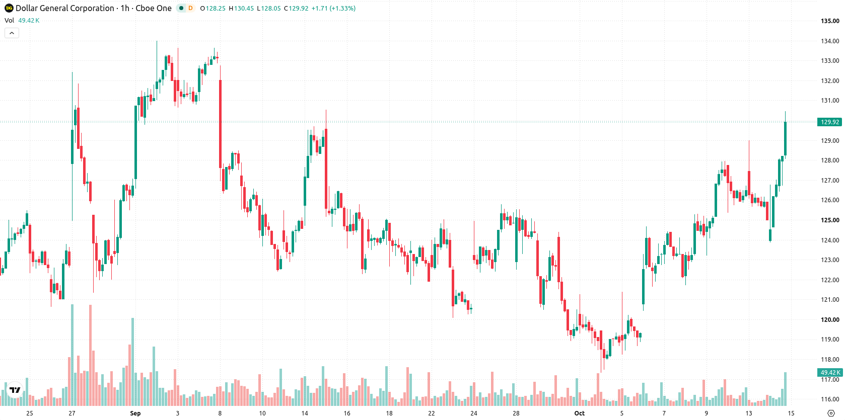 Dollar General asset chart