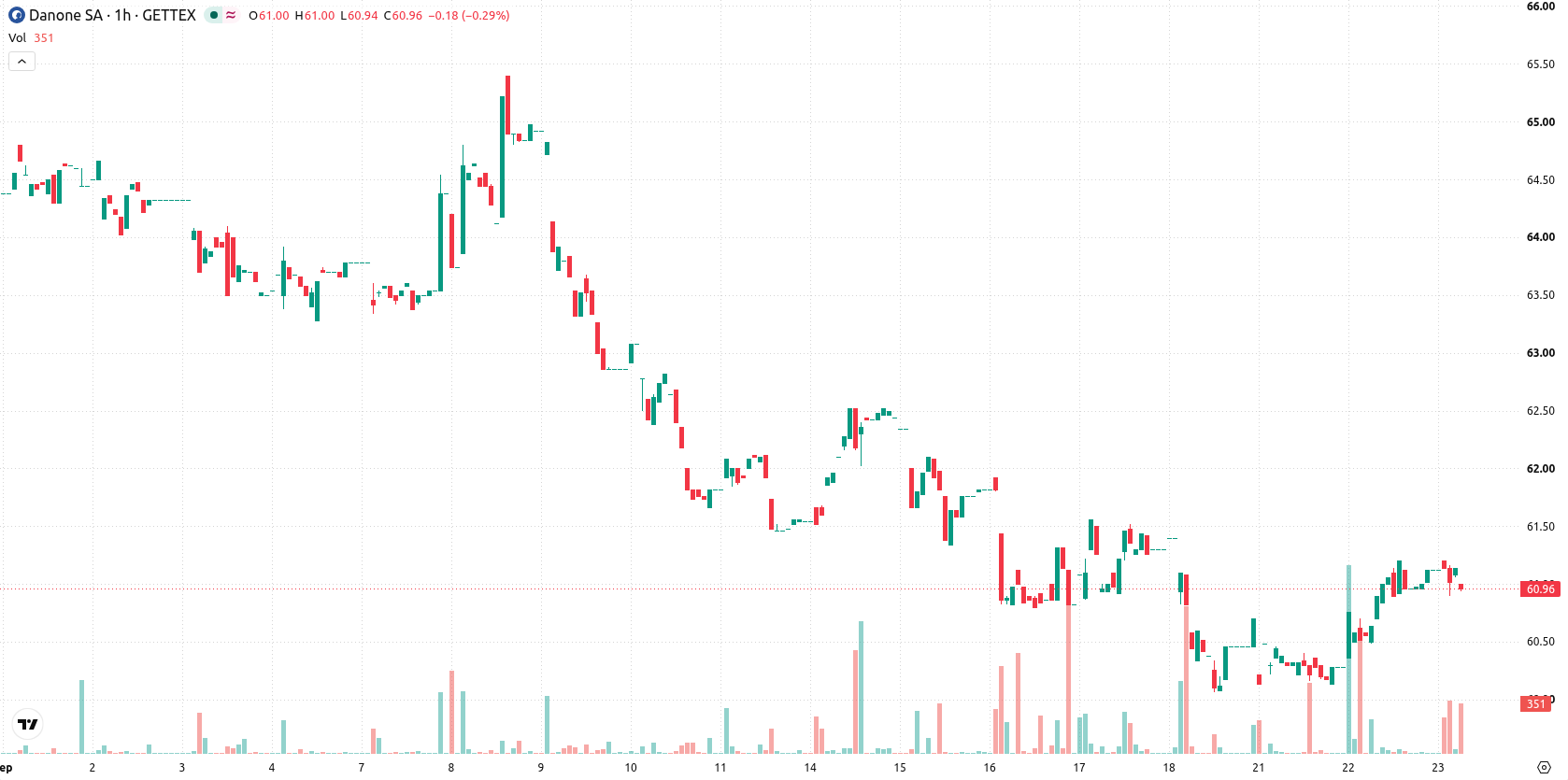 Danone S.A. asset chart
