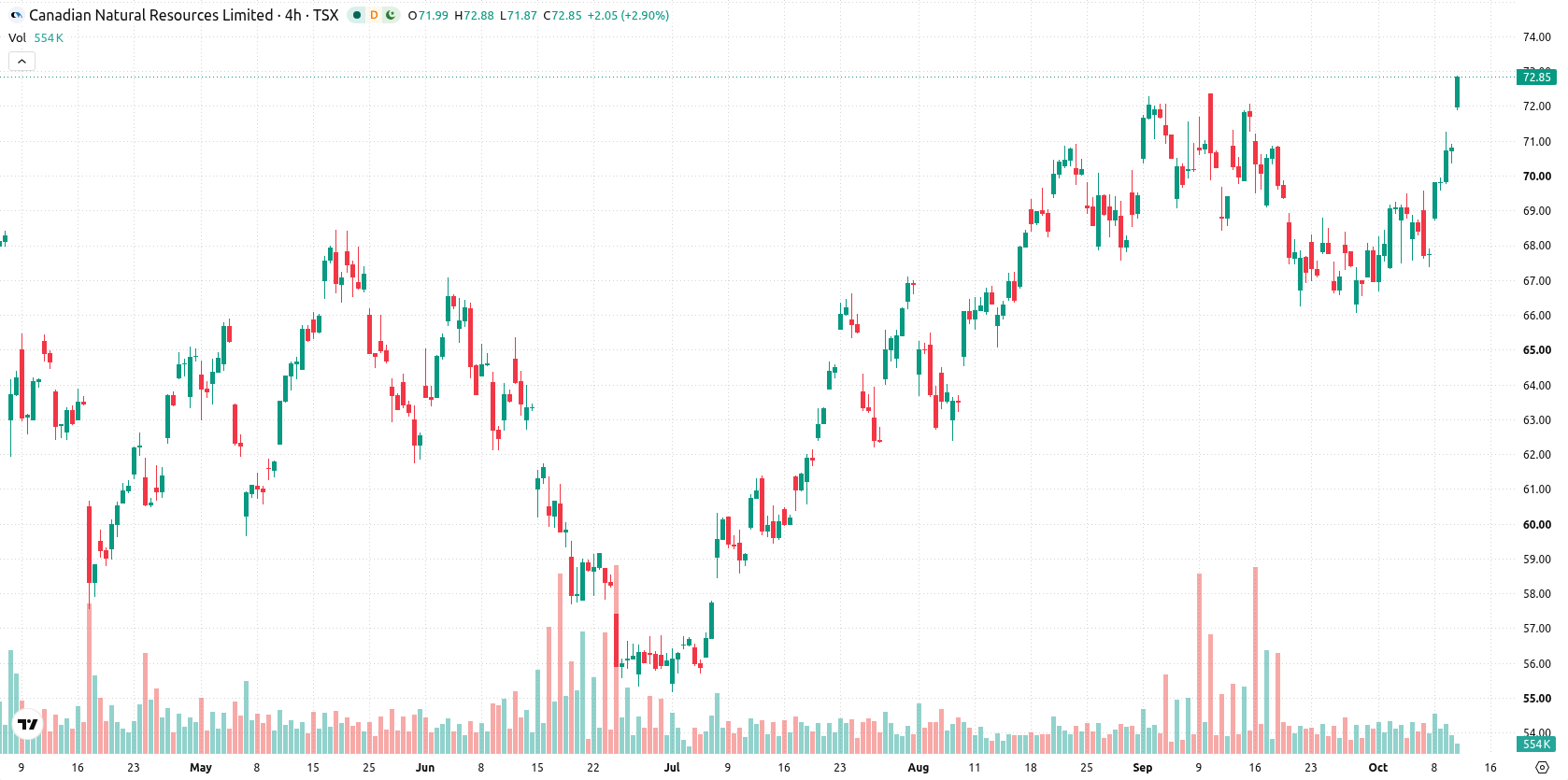 Canadian Natural Resources Limited asset chart