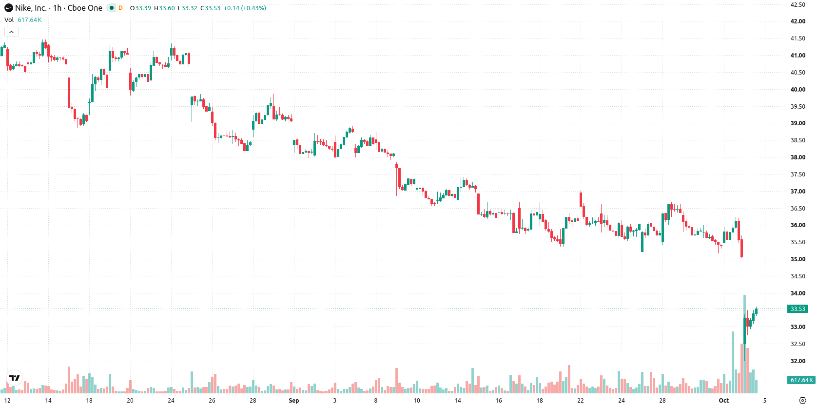 NIKE Inc. asset chart