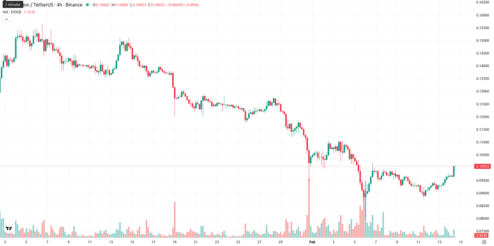 Dogecoin asset chart