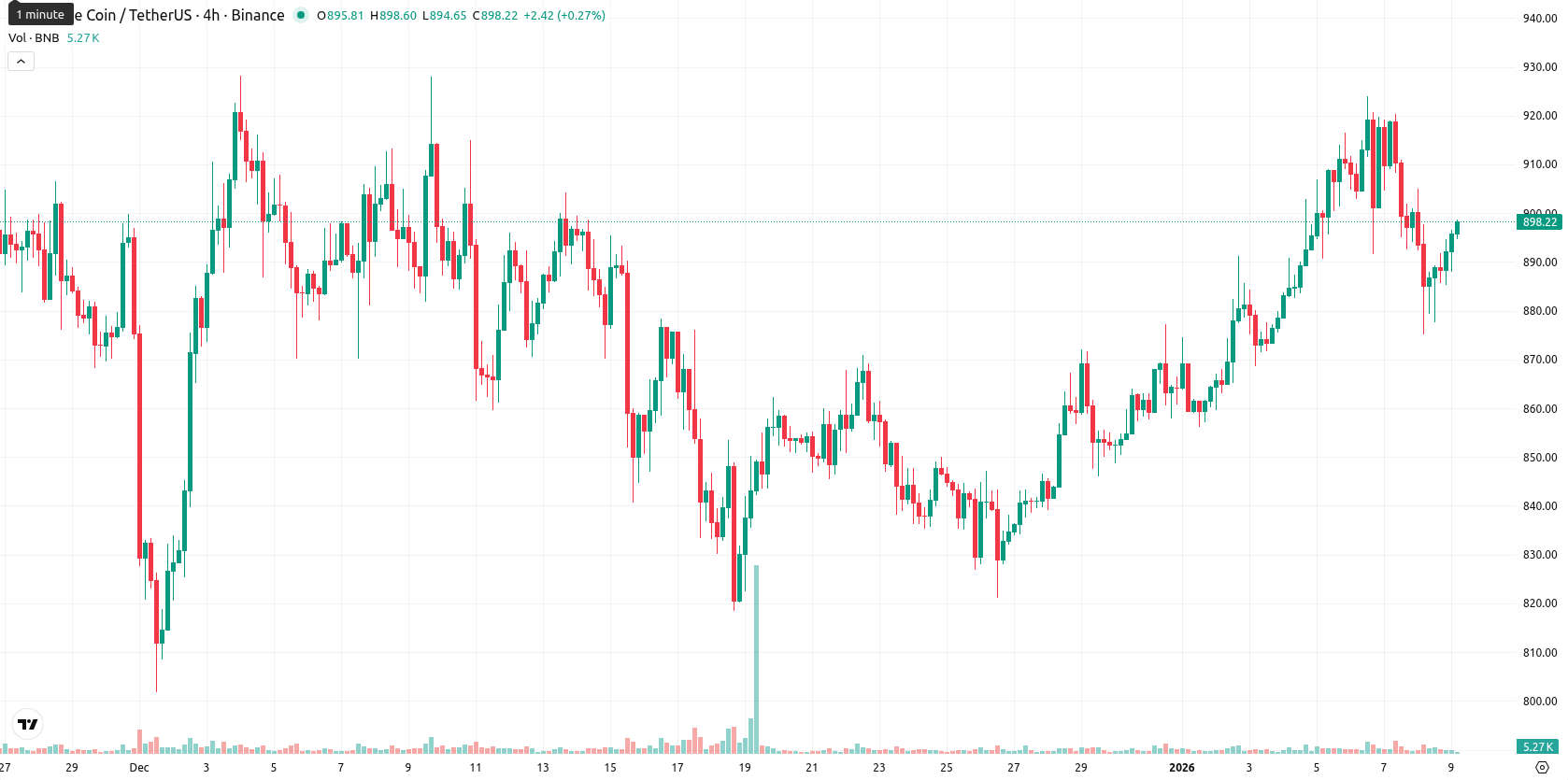 Binance Coin asset chart