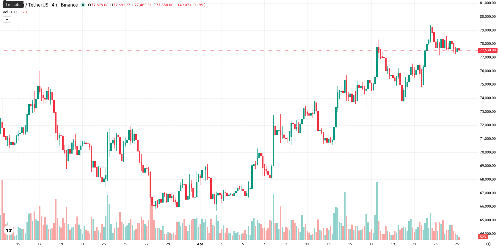 Bitcoin asset chart